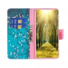 Lommebok deksel for Samsung Galaxy A14 5G/4G - Rosa blomster thumbnail