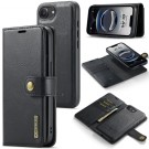 DG.Ming 2-i-1 Lommebok-deksel I Lær iPhone 16e svart thumbnail