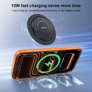 Yesido Magnetisk trådløs lader 15 W - Svart thumbnail