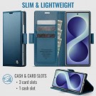 CaseMe Lommebok deksel for Samsung Galaxy Z Fold 8 Ultra 5G blå thumbnail