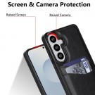 Tech-Flex Deksel plass til kort Samsung Galaxy S26+ plus 5G svart thumbnail