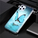 Fashion TPU Deksel iPhone 11 Pro - Blue Butterfly thumbnail