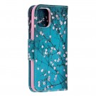 Lommebok deksel for iPhone 11 Pro - Rosa blomster thumbnail