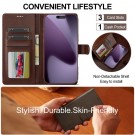 LC.IMEEKE Lommebok deksel for iPhone 18 Pro Max brun thumbnail
