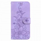 Lommebok deksel til iPhone 17 Air - Lilla Blomster thumbnail
