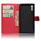 Lommebok deksel for Sony Xperia XZ / XZs rød thumbnail