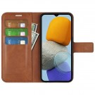 Lommebok deksel Premium for Samsung Galaxy A52 4G/5G/Galaxy A52s Lysbrun thumbnail