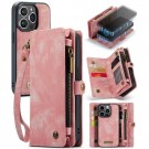 CaseMe 2-i-1 Lommebok deksel iPhone 15 Pro Max rosa thumbnail