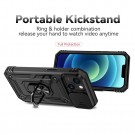 Tech-Flex TPU + PC Deksel med Ring Grep iPhone 15 svart thumbnail