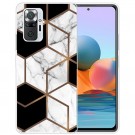 Fashion TPU Deksel for Xiaomi Redmi Note 10 Pro - Marmor mønster thumbnail