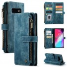CaseMe multifunksjonell Lommebok deksel Samsung Galaxy S10 Plus blå thumbnail