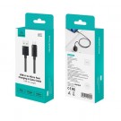 USAMS 1M USB-A til Micro USB Hurtiglader kabel 18W  svart thumbnail
