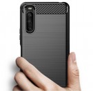 Tech-Flex TPU Deksel Carbon for Sony Xperia 10 III svart thumbnail