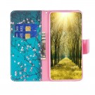 Lommebok deksel for Samsung Galaxy S24 5G - Rosa blomster thumbnail