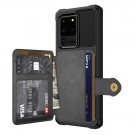 Hybrid TPU + PC Deksel med kortlomme Galaxy S20+ plus svart thumbnail