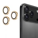 Enkay Hat-Prince glitter herdet Glass Kamera Linser iPhone 17 Pro/17 Pro Max - Gull thumbnail