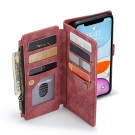 CaseMe multifunksjonell Lommebok deksel iPhone 11 rød thumbnail