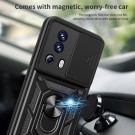 Tech-Flex TPU + PC Deksel med Ring Grep Xiaomi 13 Lite 5G svart thumbnail
