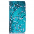 Lommebok deksel for iPhone 7 Plus/8 Plus - Rosa blomster thumbnail