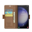 CaseMe Lommebok deksel for Samsung Galaxy S24 Ultra 5G brun thumbnail