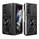 Tech-Flex TPU + PC Deksel med Ring Grep Samsung Galaxy Z Fold 4 5G svart thumbnail