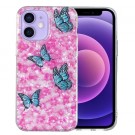 Fashion TPU Deksel iPhone 12/12 Pro - Blue Butterfly thumbnail