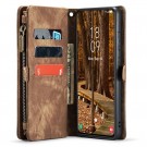 CaseMe 2-i-1 Lommebok deksel Samsung Galaxy S23+ plus 5G brun thumbnail