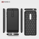 Tech-Flex TPU Deksel Carbon Nokia 5 svart thumbnail