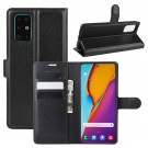 Lommebok deksel for Samsung Galaxy S20+ plus svart thumbnail