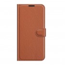 Lommebok deksel for Samsung Galaxy A15 brun thumbnail