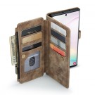 CaseMe multifunksjonell Lommebok deksel Samsung Galaxy Note 10+ Plus brun thumbnail