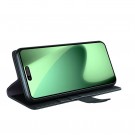 Lommebok deksel ekte Lær for iPhone 17 Pro Max svart thumbnail