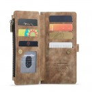 CaseMe multifunksjonell Lommebok deksel Samsung Galaxy S21 FE 5G brun thumbnail