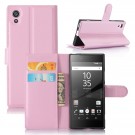 Lommebok deksel for Sony Xperia XA1 lys rosa thumbnail