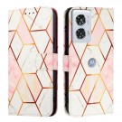 Lommebok deksel for Motorola Edge 50 Fusion 5G - Marmor mønster thumbnail