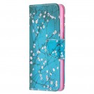 Lommebok deksel for Samsung Galaxy S21 5G - Rosa blomster thumbnail