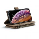 CaseMe Multifunksjonell Lommebok deksel iPhone X/XS brun thumbnail