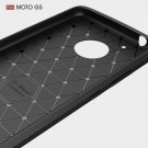 Tech-Flex TPU Deksel Carbon for Moto G5 svart thumbnail