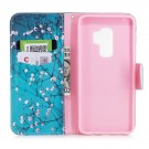 Lommebok deksel til Samsung Galaxy S9 plus - Rosa blomster thumbnail