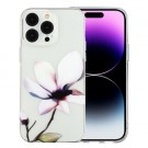 Fashion TPU Deksel for iPhone 14 pro max - blomster thumbnail