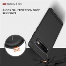 Tech-Flex TPU Deksel Carbon for Galaxy S10 plus svart thumbnail