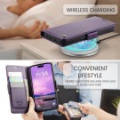 CaseMe Lommebok deksel for iPhone 18 Pro Lilla thumbnail