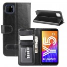 Lommebok deksel Premium for Huawei Y5p svart thumbnail