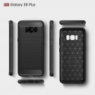 Tech-Flex TPU Deksel Carbon for Galaxy S8 plus svart thumbnail