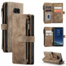 CaseMe multifunksjonell Lommebok deksel Samsung Galaxy S8 brun thumbnail