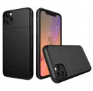 Hybrid TPU + PC Deksel plass til kort iPhone 11 Pro Max svart thumbnail