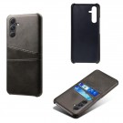Tech-Flex TPU Deksel med PU-lær plass til kort Samsung Galaxy A35 5G svart thumbnail