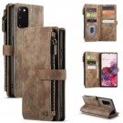 CaseMe multifunksjonell Lommebok deksel Samsung Galaxy S20 brun thumbnail