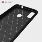 Tech-Flex TPU Deksel Carbon Xiaomi Redmi Note 7 svart thumbnail