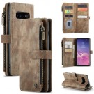 CaseMe multifunksjonell Lommebok deksel Samsung Galaxy S10 brun thumbnail